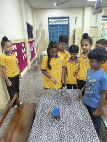 A floor activity in progress