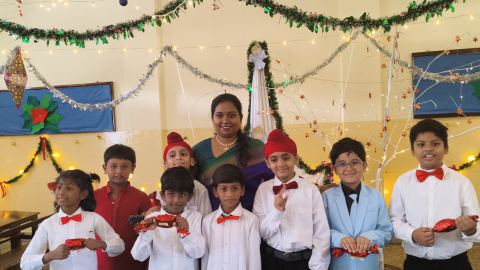 Dressed for the Christmas programme