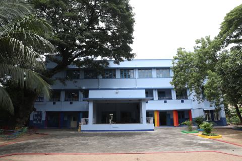 The main block from the drive