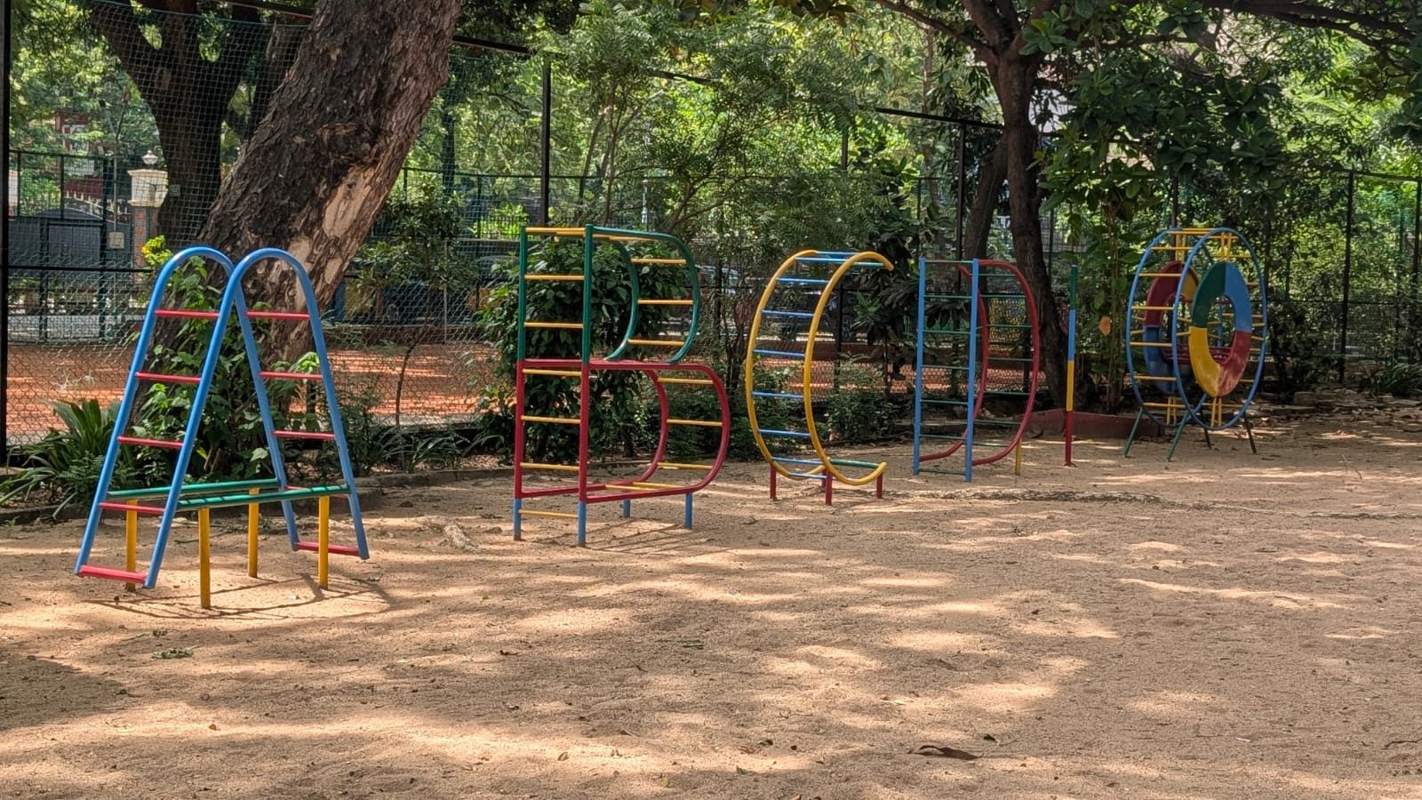 The play area at Our Lady's International School