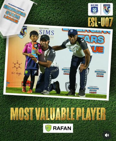 Most Valuable Player card from the league